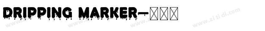 Dripping Marker字体转换